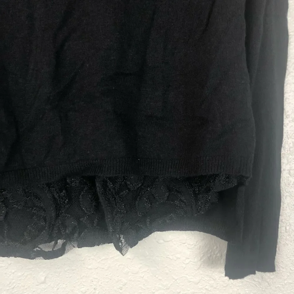 NWT Brina & Em Collared Sweater Top Size Medium - Picture 4 of 5